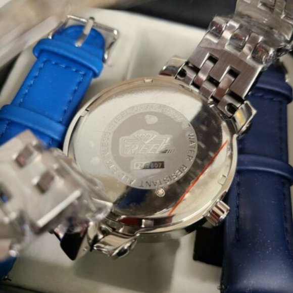 Freeze Wrist Watch Diamond Mother of Pearl Rare Classic Hip Hop TimePiece - Picture 2 of 5